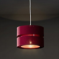 Colours Duo Crimson red Classic Light shade (D)220mm