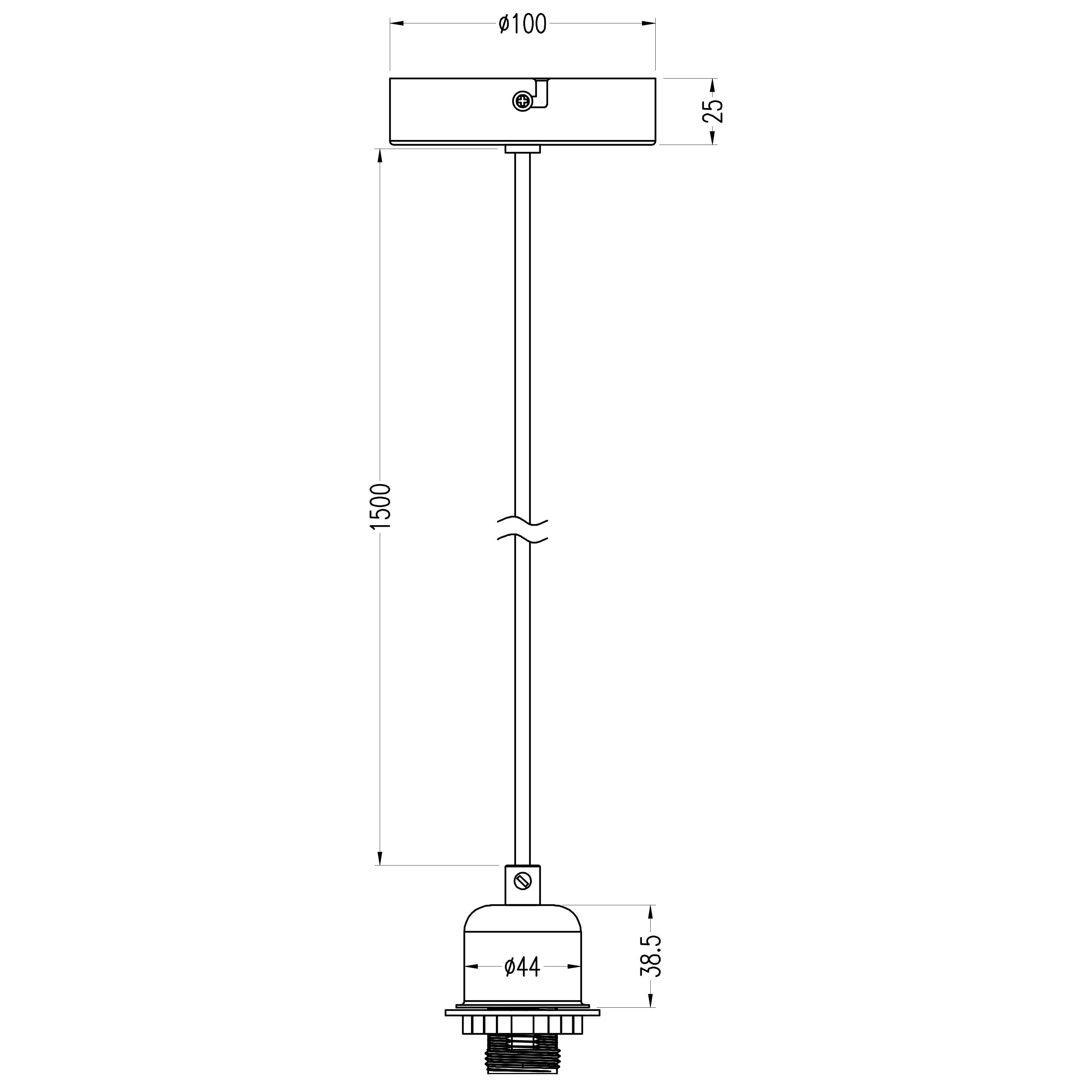 Colours E27 Cable light set (L)1.5m