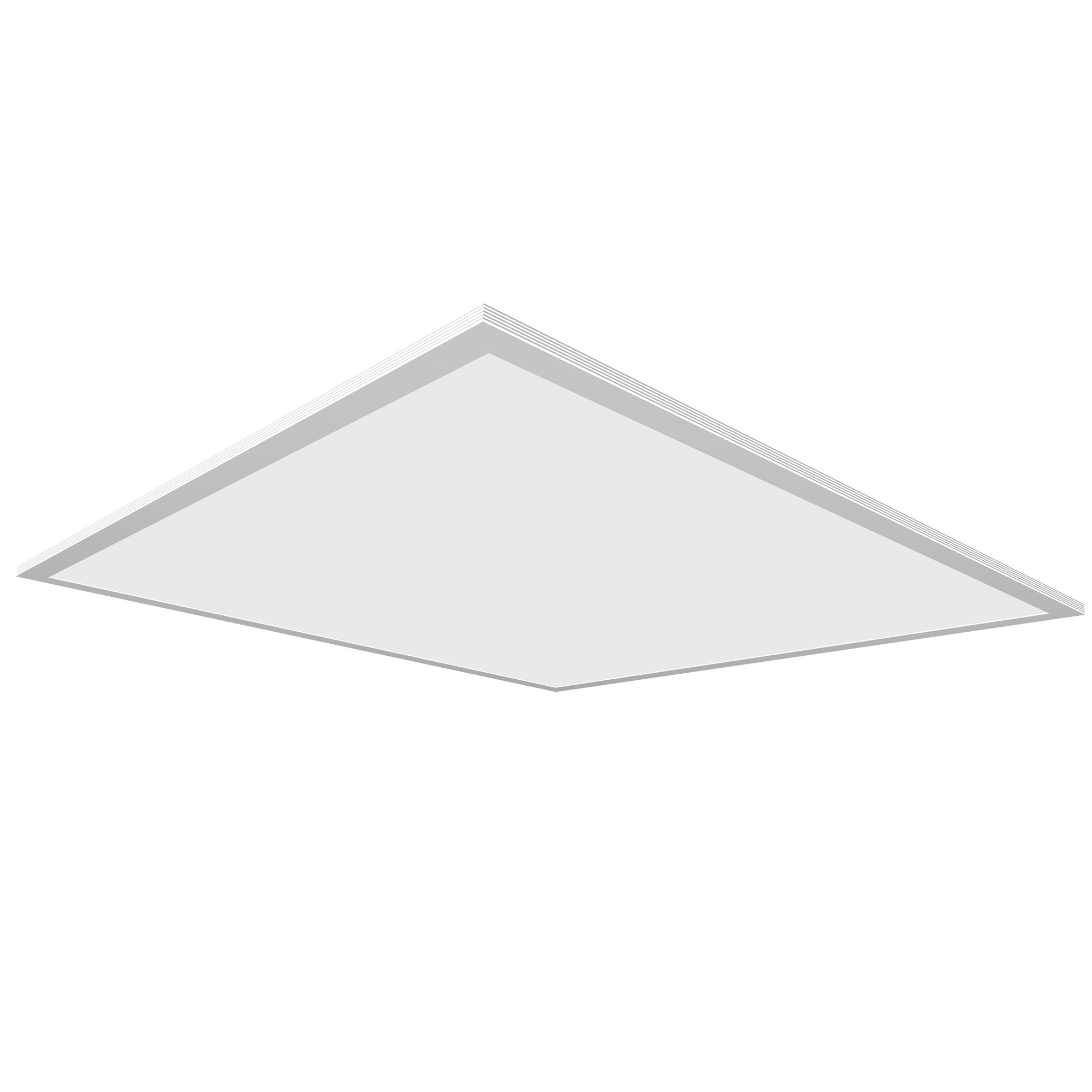 Colours Enderby White Square White LED Light panel (L)600mm | DIY at B&Q
