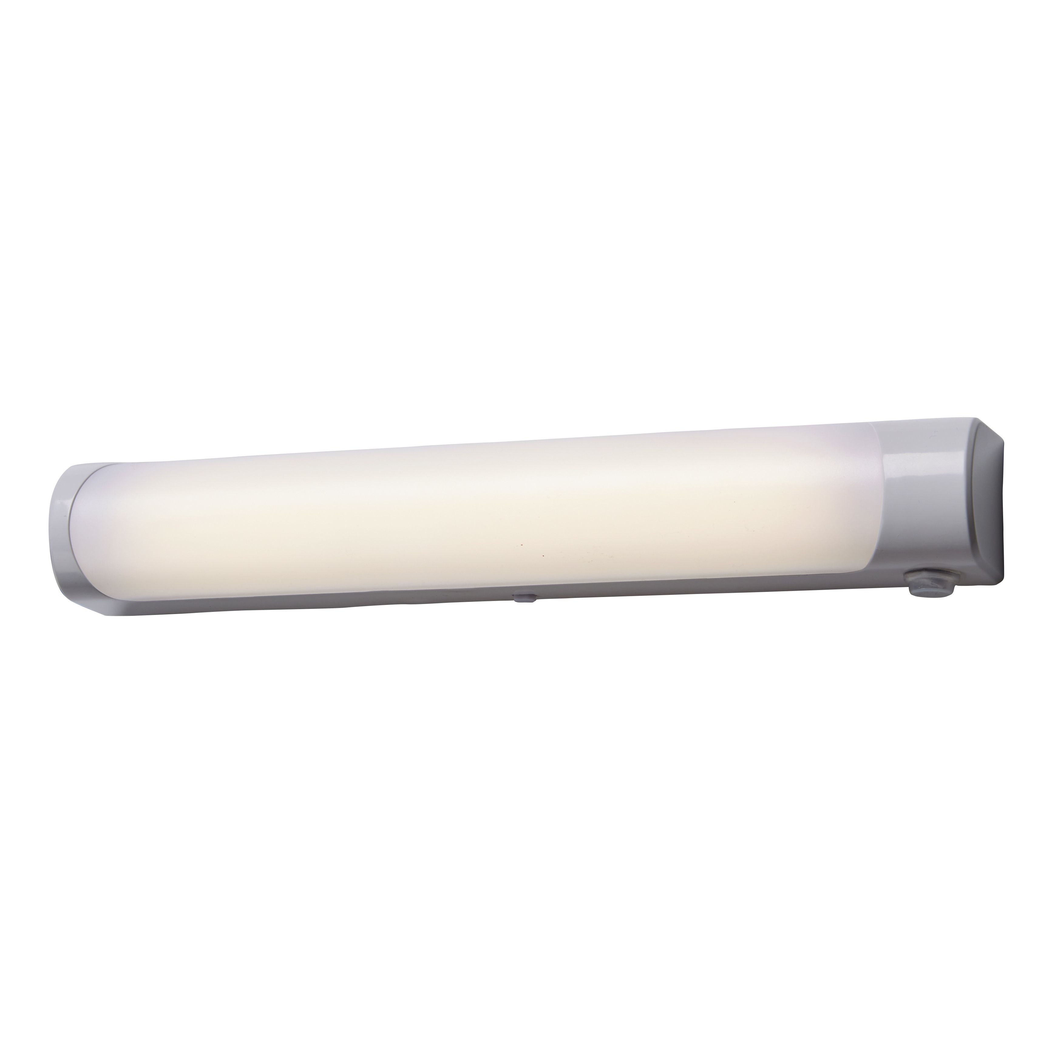 Colours Enora Brushed Plastic White Bathroom LED Ceiling light