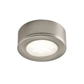 Colours Esmo Brushed Chrome effect Mains-powered LED Neutral white Under cabinet light IP20 WE22612