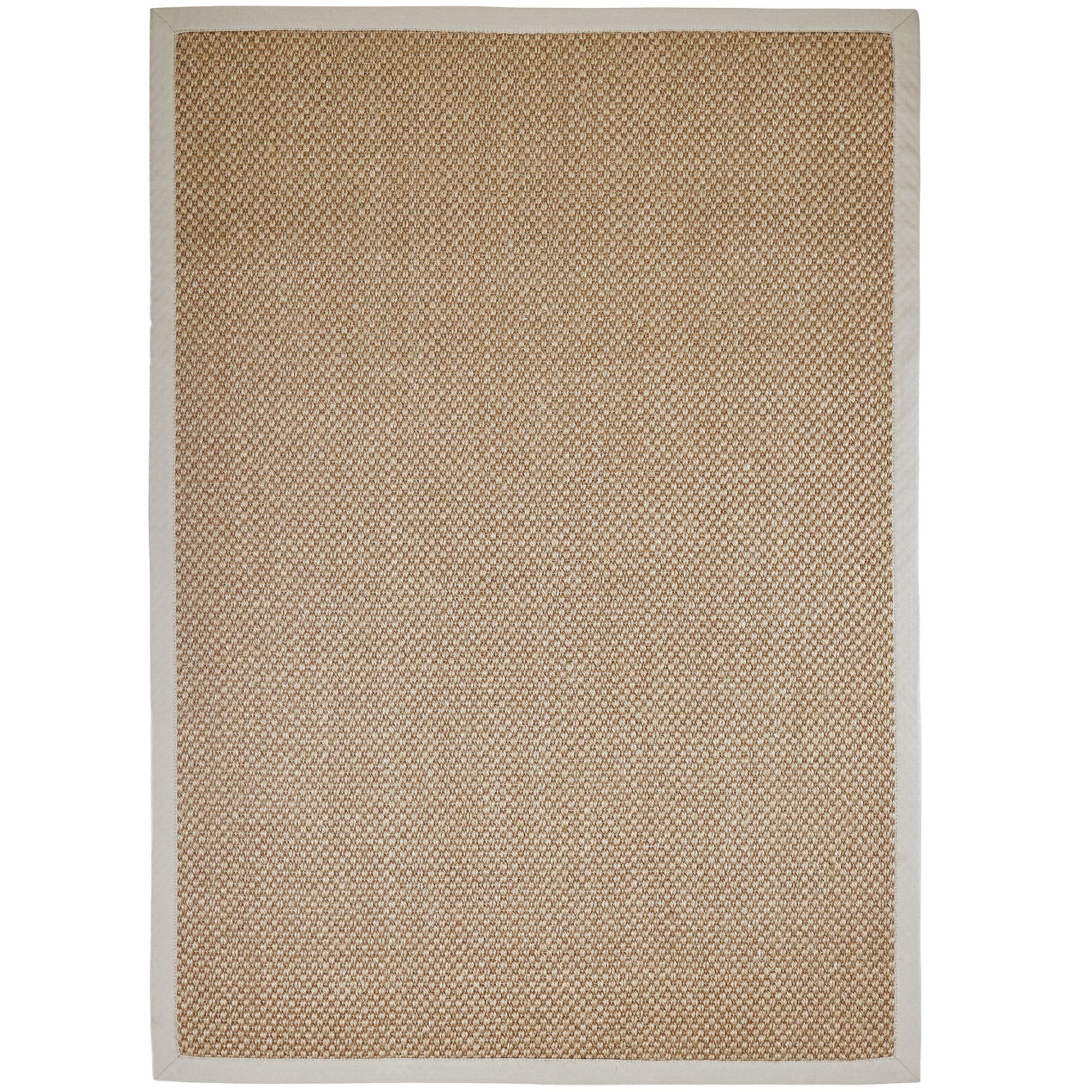 Colours Fabianna Natural Border Large Rug, (L)230cm x (W)160cm