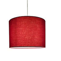 Colours Fairbank Crimson red Classic Light shade (D)28cm