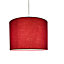 Colours Fairbank Crimson red Classic Light shade (D)28cm