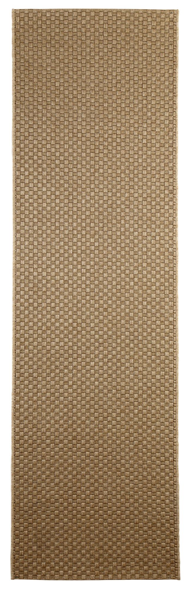 Colours Fearne Brown Large Indoor & outdoor Runner, (L)200cm x (W)60cm