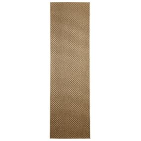 Colours Fearne Brown Large Indoor & outdoor Runner, (L)200cm x (W)60cm