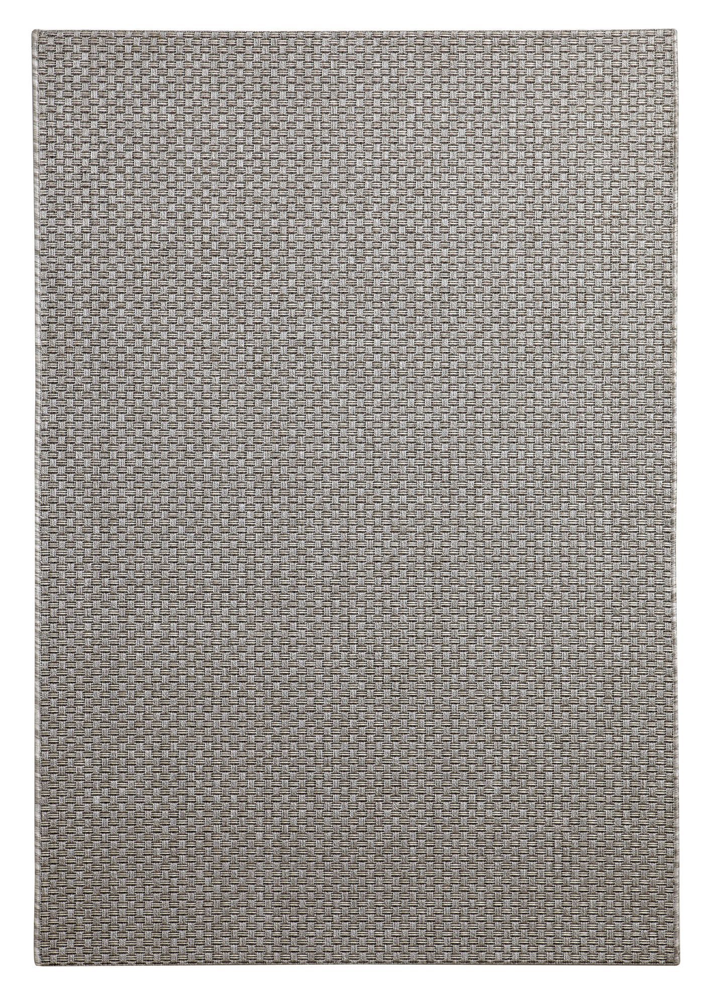 Colours Fearne Grey Medium Indoor & outdoor Rug, (L)170cm x (W)120cm