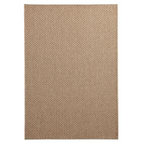 Colours Fearne Natural Medium Indoor & outdoor Rug, (L)170cm x (W)120cm