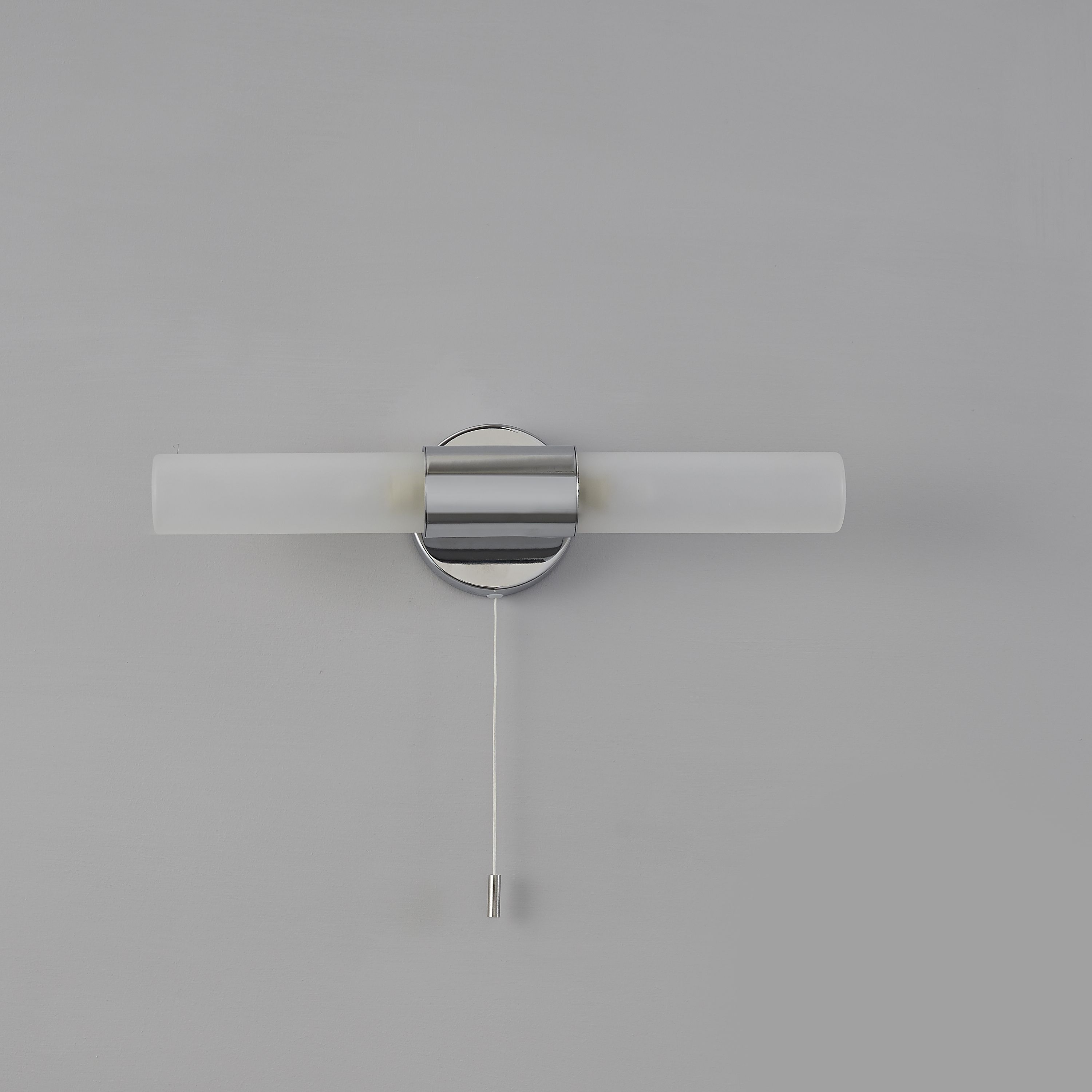 Colours Float Chrome effect Double Bathroom LED Wall light