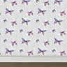 Colours Flutter Pink & purple Butterfly Glitter effect Wallpaper