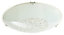 Colours Gaia Brushed Glass & metal White 2 Lamp Ceiling light