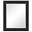 Colours Ganji Black Curved Framed Mirror, (H)62.6cm (W)2.2cm