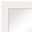 Colours Ganji White Curved Framed Mirror, (H)62.6cm (W)2.2cm