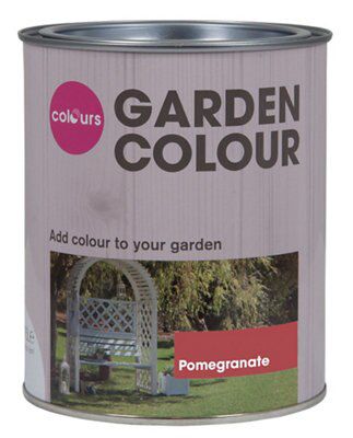 Colours Garden Pomegranate Matt Wood stain, 750ml