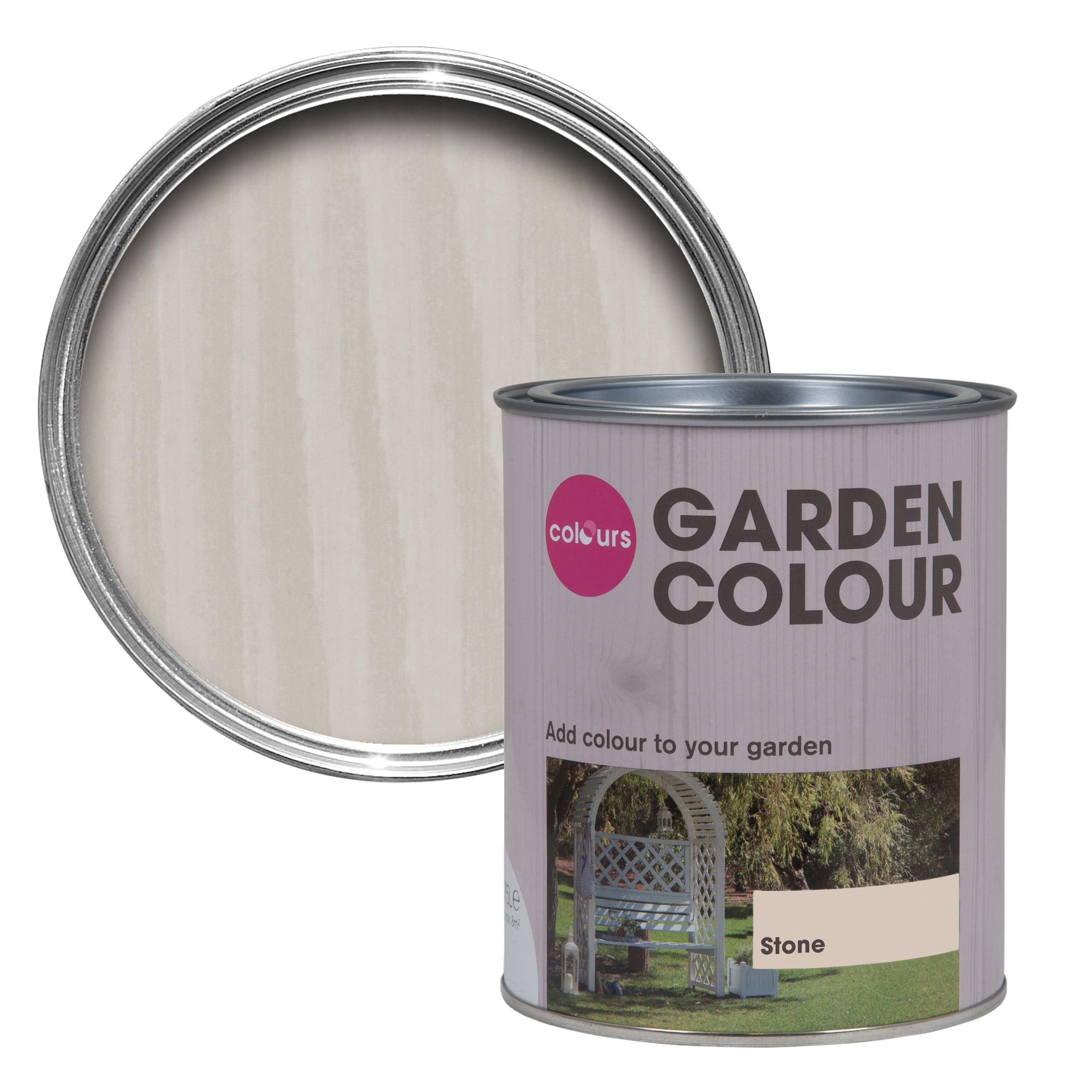 Colours Garden Stone Matt Wood stain, 750ml