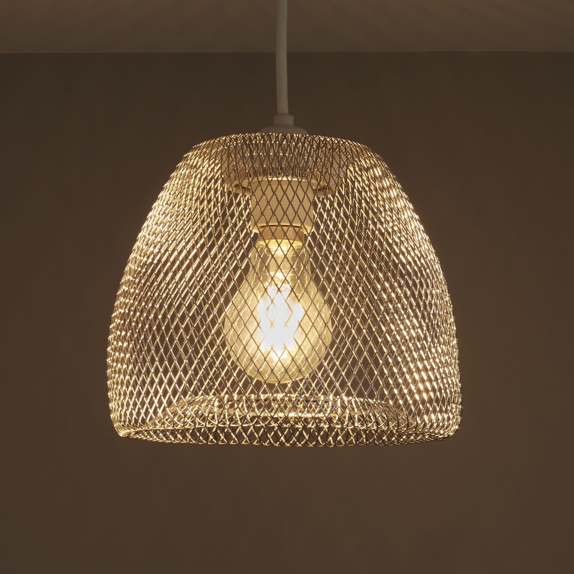 Gold deals wire lampshade