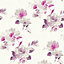 Colours Genevieve Lilac Floral Wallpaper