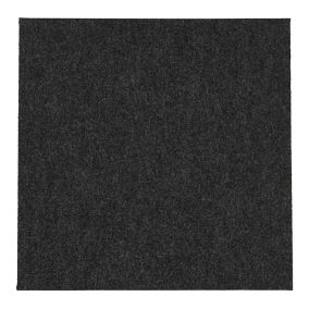 Colours Grey Loop Carpet tile, (L)500mm, Pack of 10