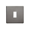 Colours Grey Modular front plate