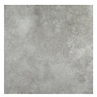 Colours Grey Stone effect Vinyl tile, Pack of 11