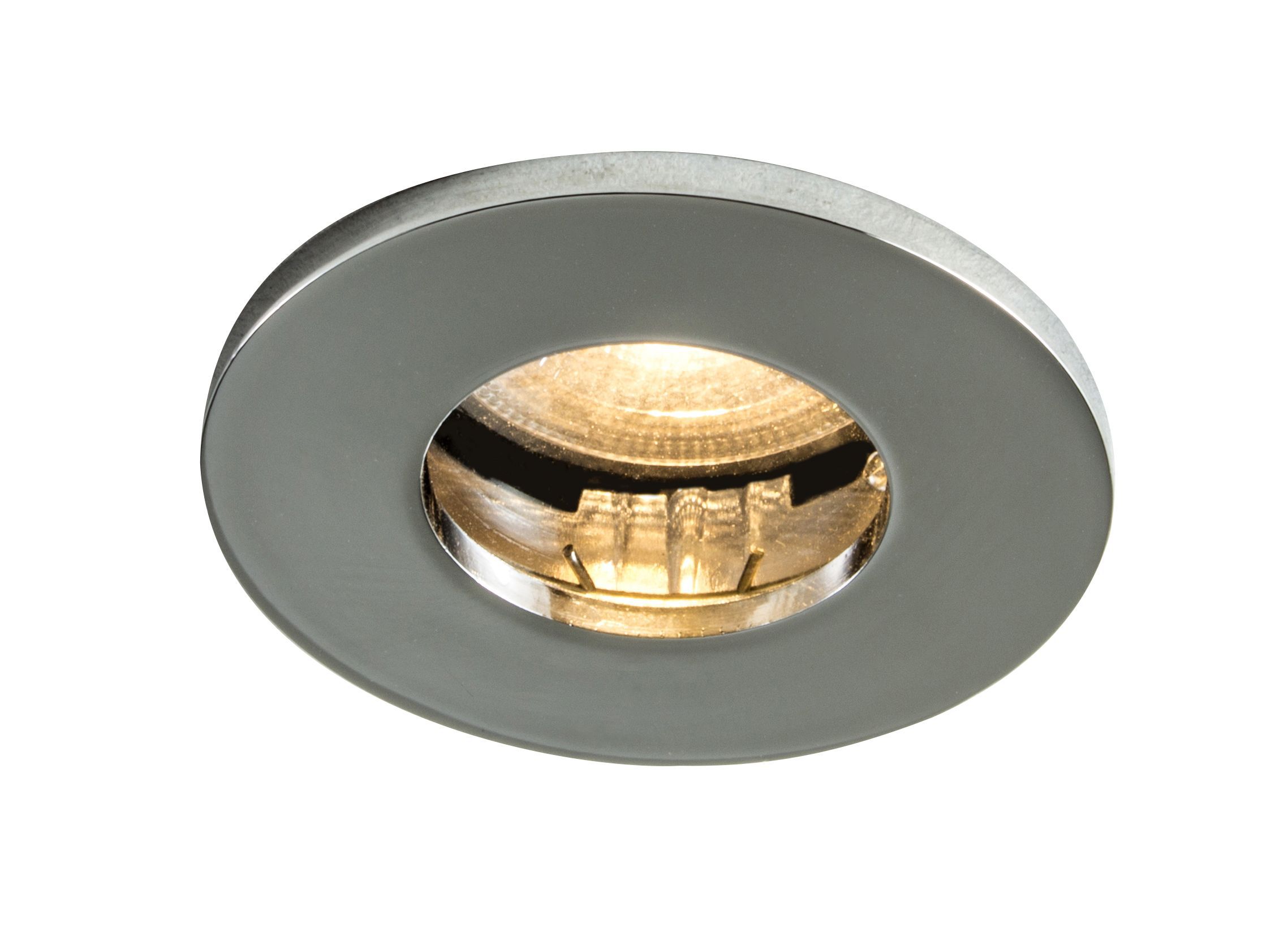 Colours Hades Chrome effect Non-adjustable LED Warm white Downlight 5W IP65