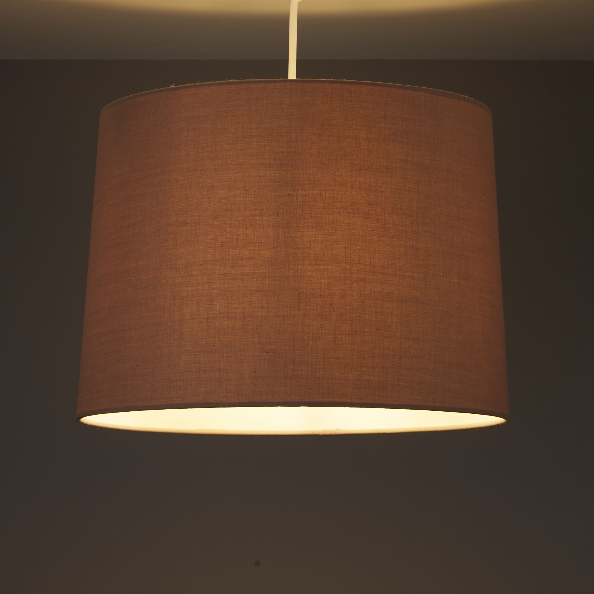 Colours Haine Taupe Light Shade (D)350mm | DIY At B&Q