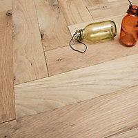 Colours Harmony Natural Oak Solid wood flooring, 1.46m² Pack