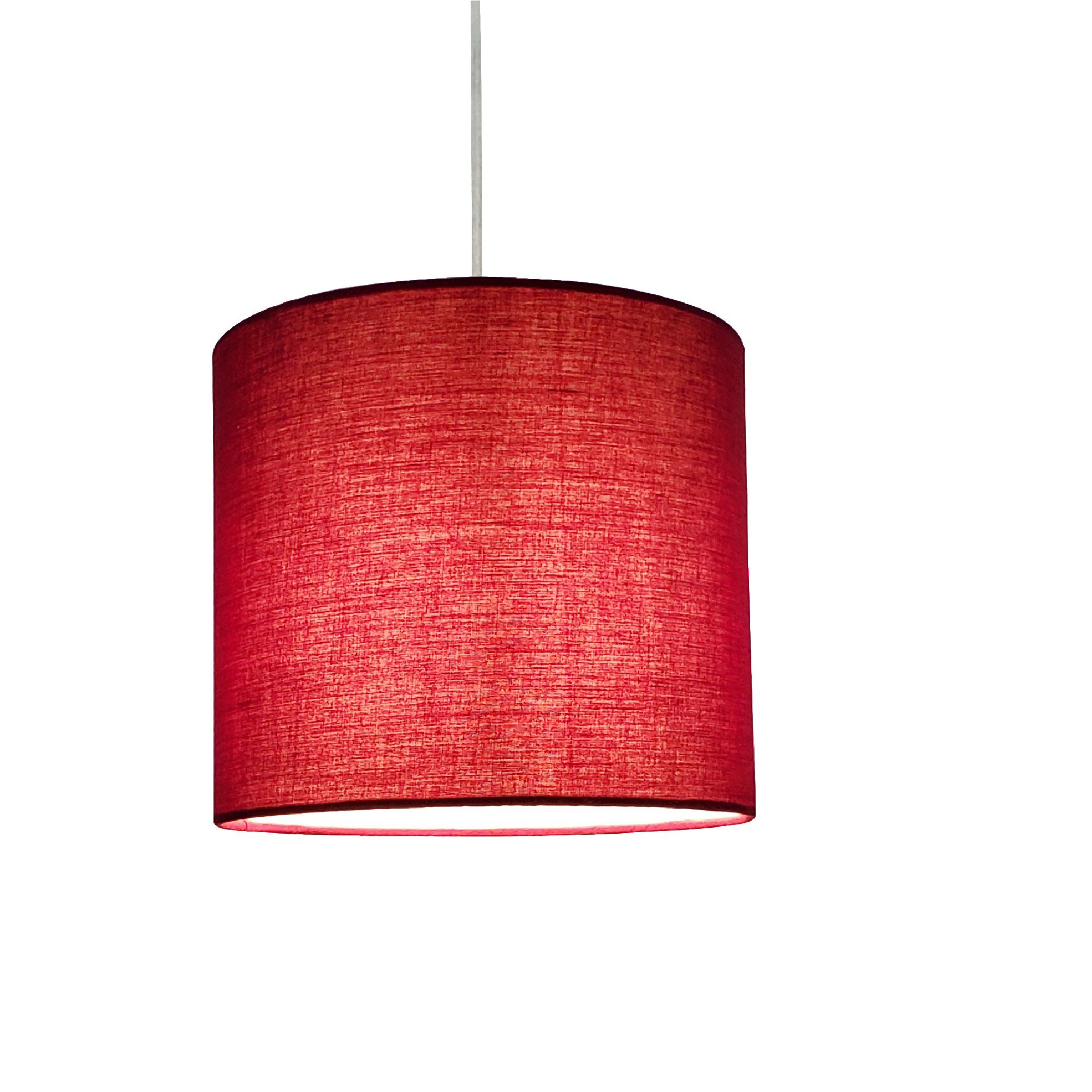 Colours Haymarket Crimson Red Classic Light Shade (D)20cm | DIY At B&Q