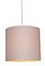 Colours Haymarket Taupe Light shade (D)20cm