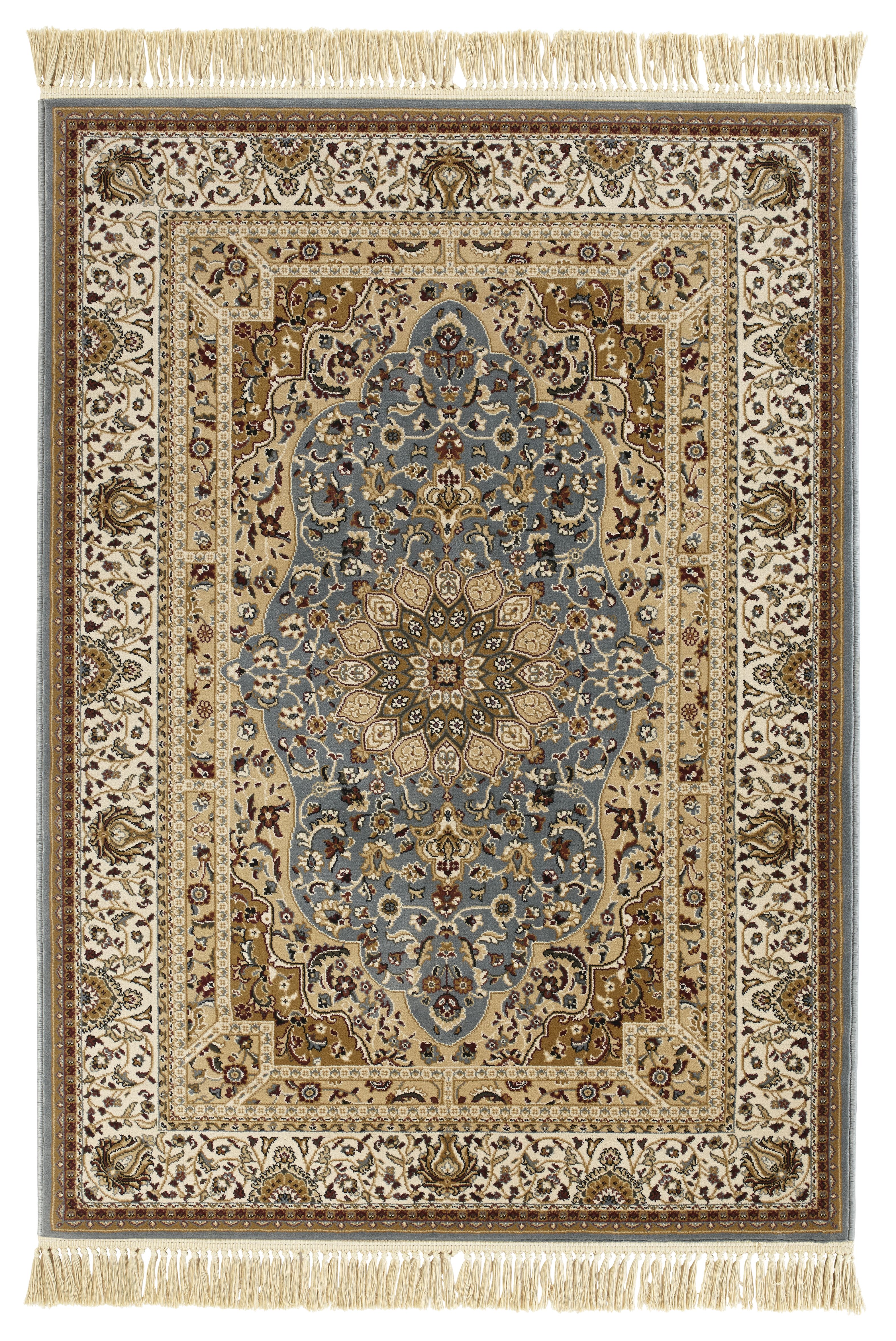 Colours Helina Beige & blue Persian Large Rug, (L)230cm x (W)160cm