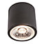 Colours Hera Black Non-adjustable LED Warm white Downlight 12W IP20