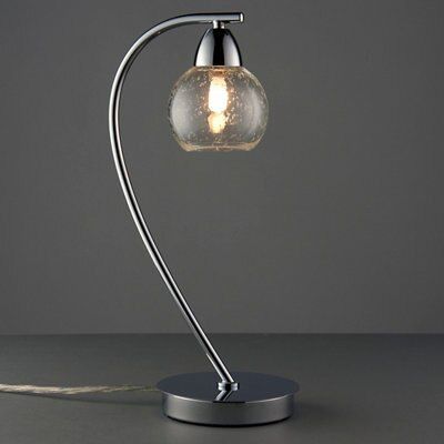 Colours Hester Bubble Chrome effect Halogen Table light