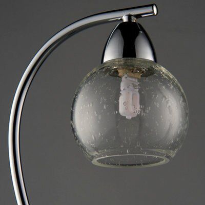 Colours Hester Bubble Chrome effect Halogen Table light