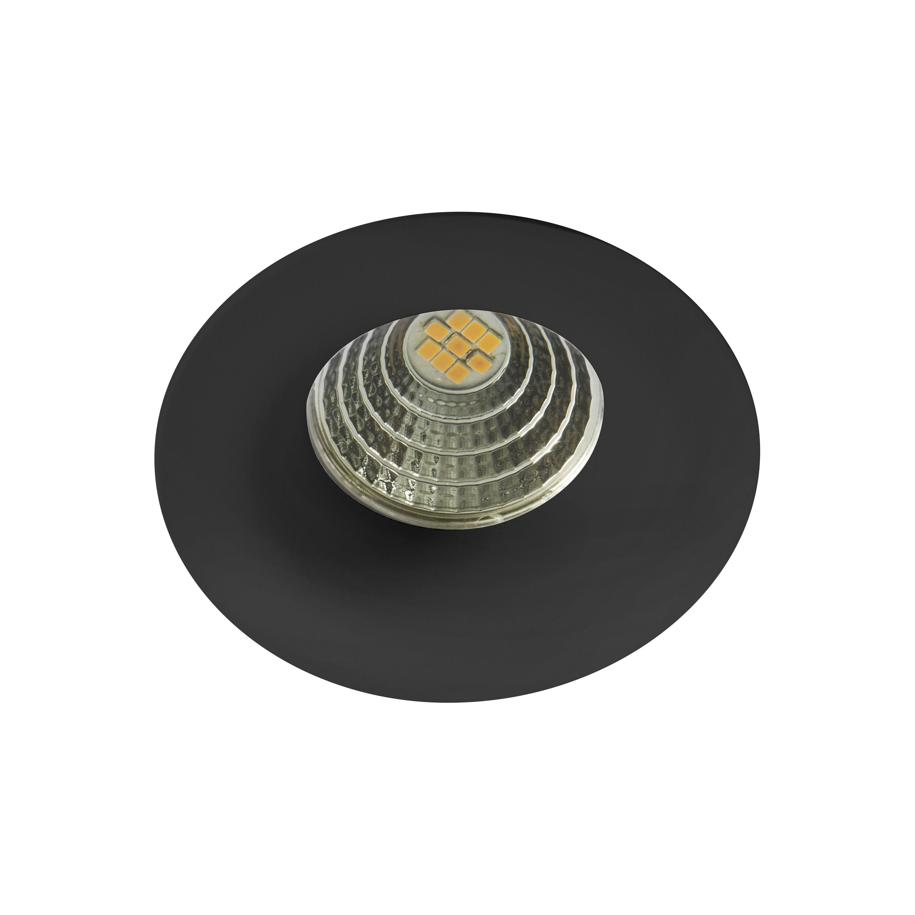Colours Hobson Black LED Warm white Downlight 6.1W IP20