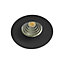 Colours Hobson Black Non-adjustable LED Warm white Downlight 6W IP20