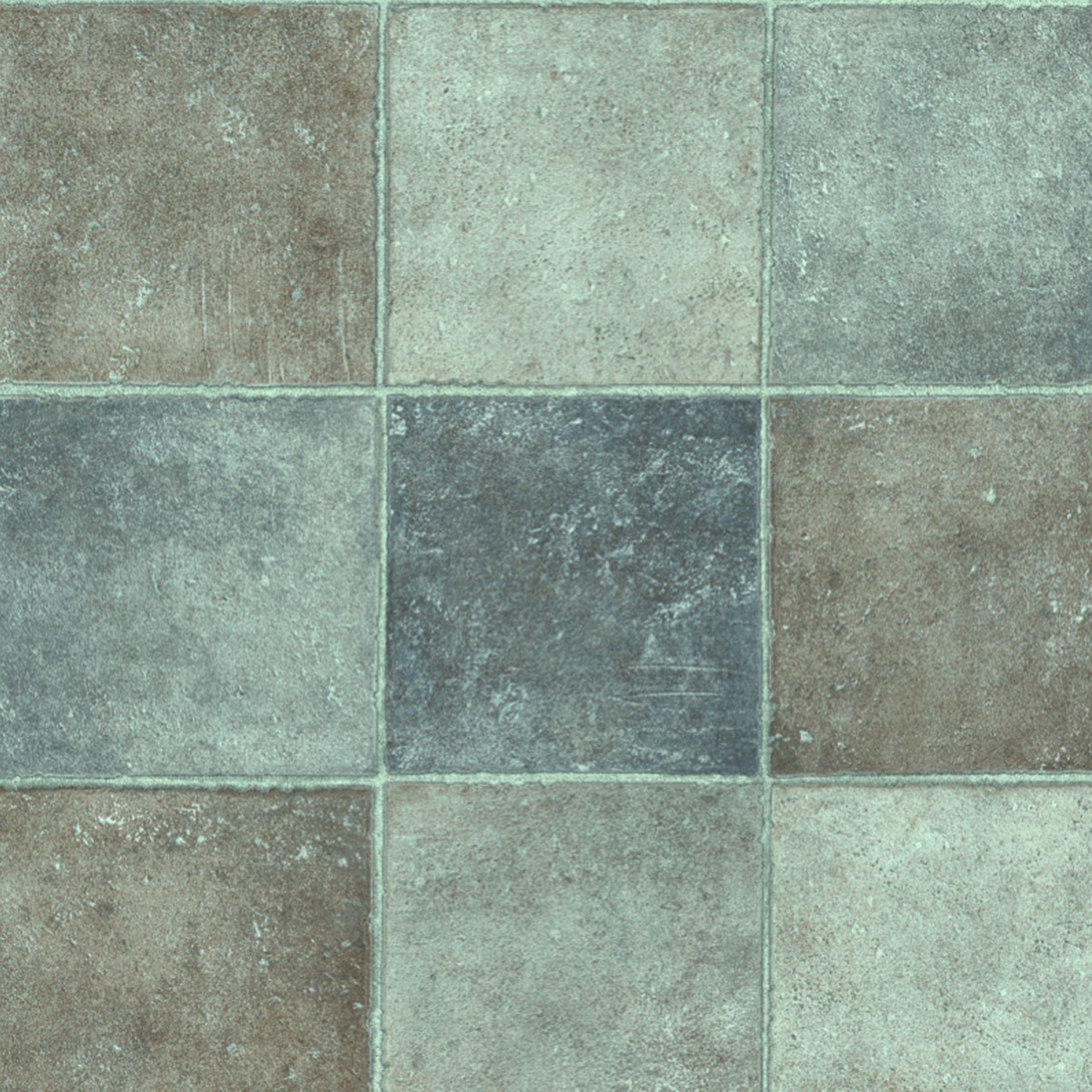 Colours Imperia Grey Slate effect Vinyl flooring