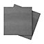 Colours Imperiali Anthracite Gloss Stone effect Porcelain Wall & floor Tile, Pack of 3, (L)600mm (W)600mm