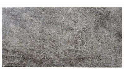 Colours Indus Dark grey Matt Patterned Stone effect Porcelain Indoor Wall & floor Tile, Pack of 6, (L)600mm (W)300mm