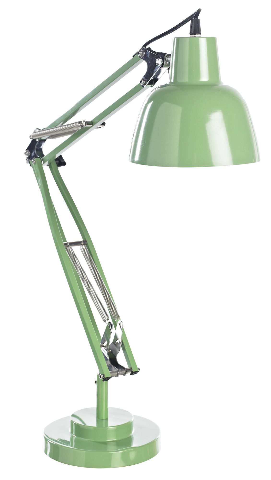 Colours ISAAC Matt Green CFL Desk lamp