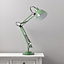 Colours ISAAC Matt Green CFL Desk lamp