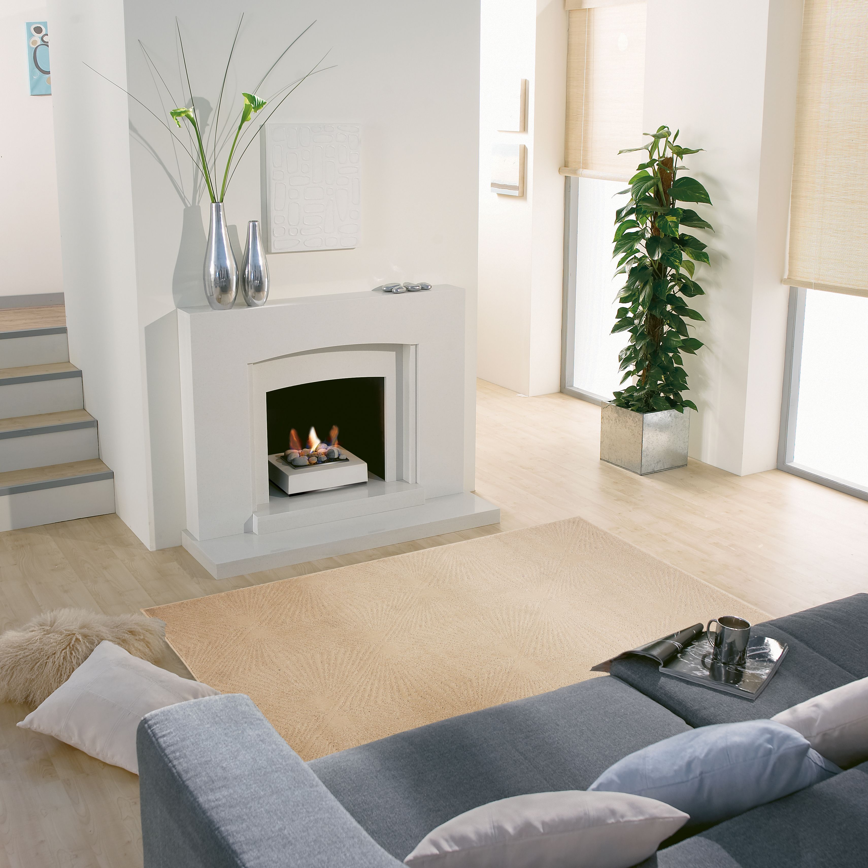 Colours Isabelle Cream Geometric Large Rug, (L)230cm x (W)160cm