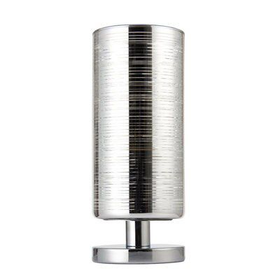 Colours Jojo Matt Chrome effect Table lamp