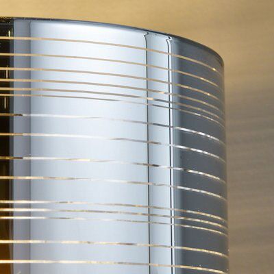 Colours Jojo Matt Chrome effect Table lamp