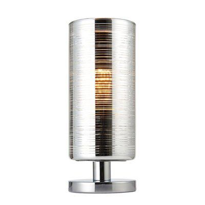 Colours Jojo Matt Chrome effect Table lamp