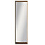 Colours Kahiwa Oak effect Rectangular Wall-mounted Framed Mirror, (H)122cm (W)32cm
