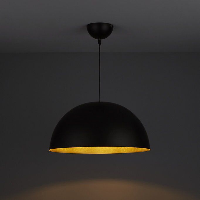 Colours Kapsel Pendant Metal Black Ceiling light