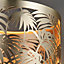 Colours Karmina Matt Rose gold effect Incandescent Table lamp