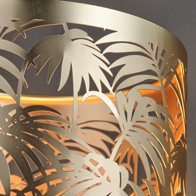 Colours Karmina Matt Rose gold effect Table lamp