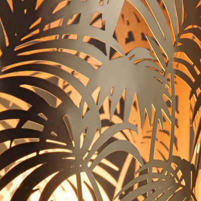 Colours Karmina Matt Rose gold effect Table lamp