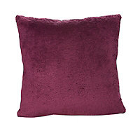 Colours Katya Plain Purple Cushion (L)55cm x (W)55cm